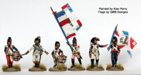 Revolutionary French: Infantry Command Advancing, 1791...