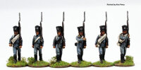 Reservists in Shakos, Breeches and Gaiters, Marching
