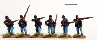 Union Infantry Firing Line, Sack Coats