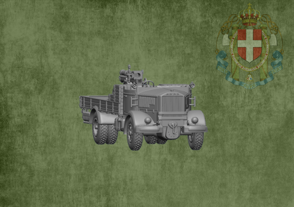 Autocannone da 100-17 su Lancia 3RO