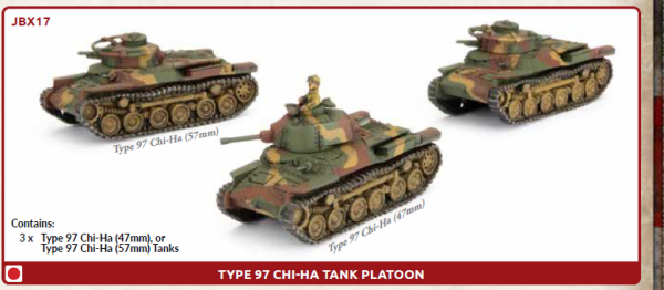 Type 97 Chi-Ha Tank Platoon