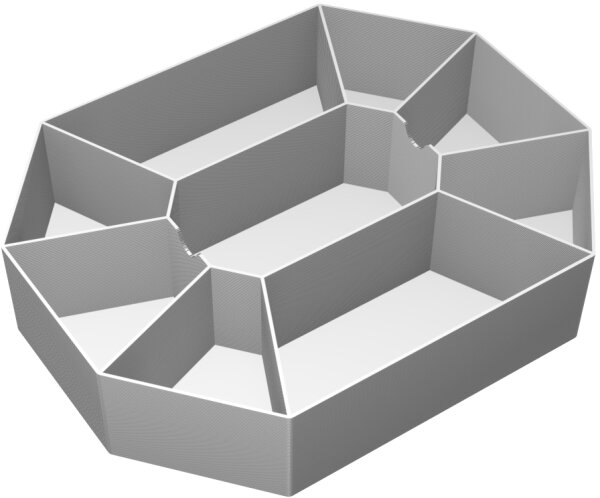Feldherr Tokenhalter mit 9 Fächern