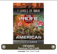 The Pacific: American Unit Cards (Limited Edition)(MW)