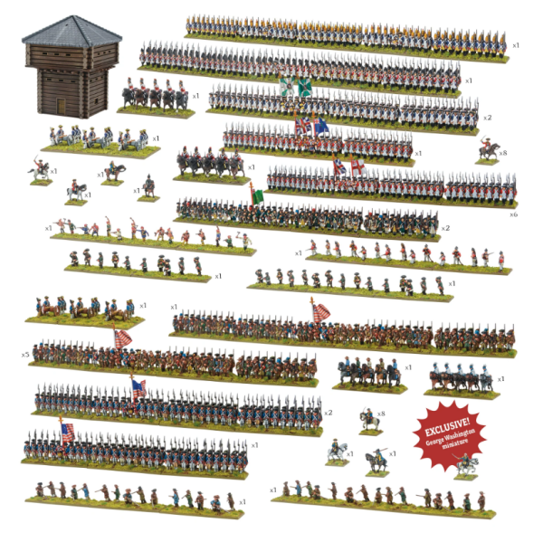 Black Powder Epic Battles: Revolution! with George Washington Special Figure