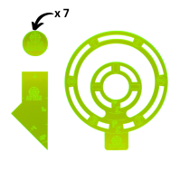 Bolt Action Acrylic Objective and Template Set