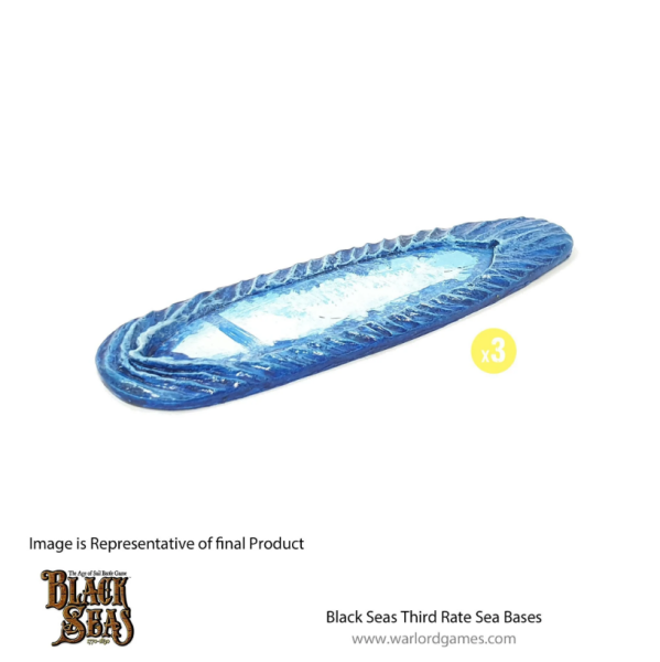 Black Seas: Third Rate Sea Bases x3