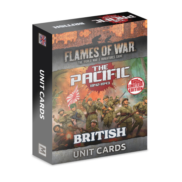 The Pacific: British Unit Cards