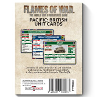 The Pacific: British Unit Cards