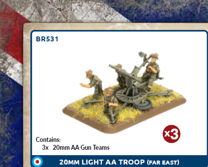 20mm Light AA Troop (Far East)