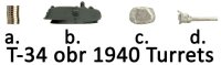T-34 obr 1940 Turret (x2)