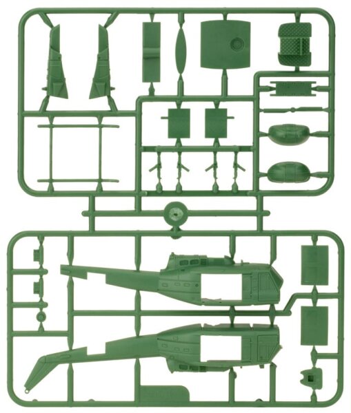 UH-1 Huey Slick Helicopter Sprue