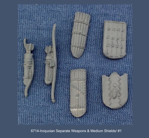 Flint & Feather: Iroquoian Separate Weapons & Medium Shields/ #1