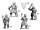 Later Crusaders: Dismounted Knights with Axes & Maces