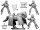 Later Crusaders: Mounted Knights with Lances Upright
