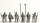 Union Infantry Command Standing, Frock Coats