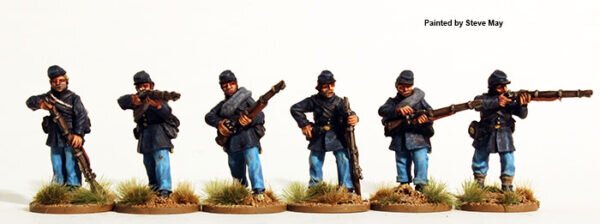 Union Infantry Firing Line, Frock Coats