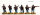 Union Infantry Firing Line, Frock Coats