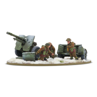 25-pdr Light Howitzer with British Infantry (Winter) Crew
