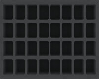 Feldherr Foam Tray with 32 Compartments for Flames of War...