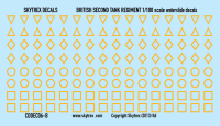 British Tank Markings - Yellow