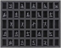 35mm Schaumstoffeinlage für Bolt Action - 50 Miniaturen