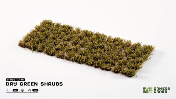 Gamer`s Grass: Dry Green Shrubs