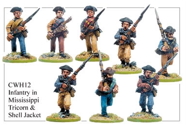 American Civil War: Infantry in Mississippi Tricorn and Shell Jackets