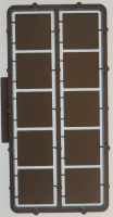 25mm Square Unlipped Base Frame (x40)