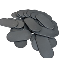 25x50mm Oval Lipped Base Singles (x25)