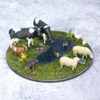 90mm Round Lipped Base Singles (x4)