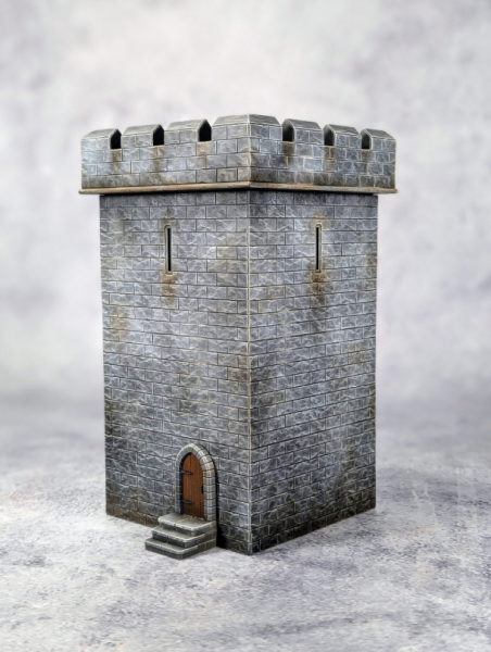 28mm Fortified Square Castle Tower