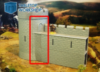 28mm Medieval Fortified Castle Round Connector Set
