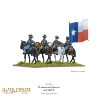 ACW Confederate General and Staff A