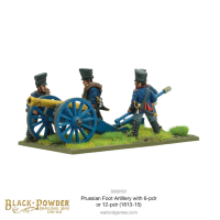 Napoleonic Prussian Foot Artillery with 6- or 12-pdr (1813-15)
