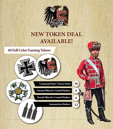 Eagles of Empire: 60 Full Color Tokens