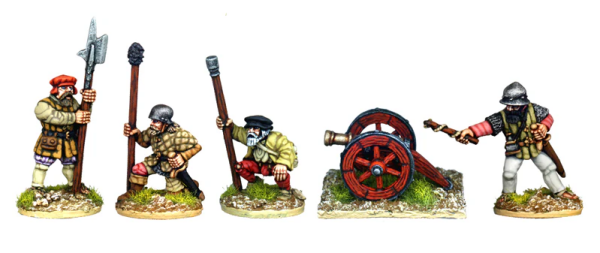 El Dorado Adventurer Characters: Artillery Crew and Gun