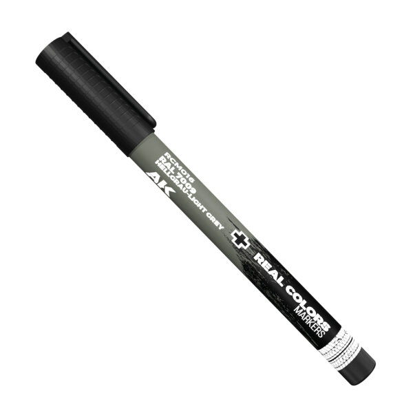 Real Colors Marker: Hellgrau - Light Grey RAL7009