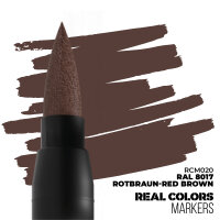 Real Colors Marker: RAL 8017 Rotbraun - Red Brown