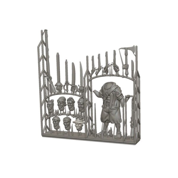 Port Royal: Customizable Maroon Character Sprue