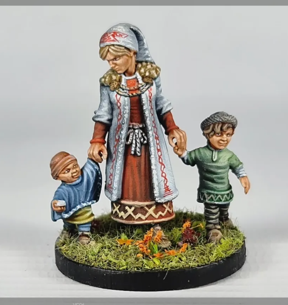 Viking Civilian: Helga Mother and Children