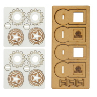 Bolt Action: MDF Unit Pin Markers - USA