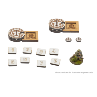 Bolt Action: MDF Artillery Zeroing In Markers - USA