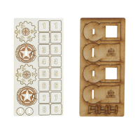 Bolt Action: MDF Artillery Zeroing In Markers - USA