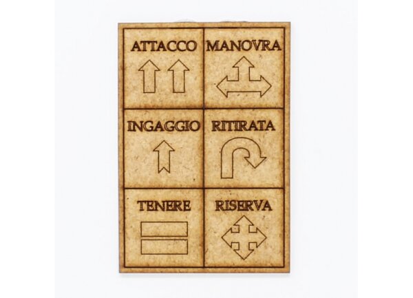 Order Tokens for Bataille Empire (Italian)