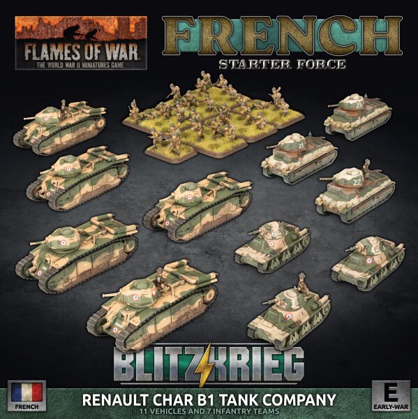 French Renault Char B1 Combat Company (EW)