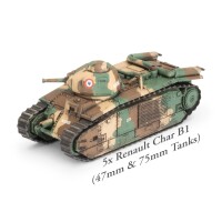 French Renault Char B1 Combat Company (EW)