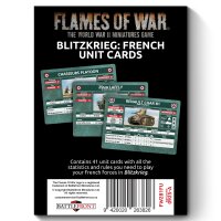 Blitzkrieg French Unit Cards (Limited Edition)