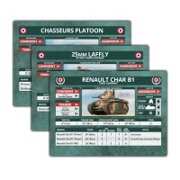 Blitzkrieg French Unit Cards (Limited Edition)