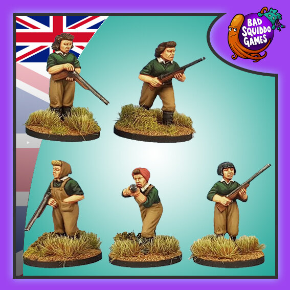 Womens Land Army (with Shotguns)