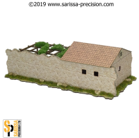 Mediterranean Village House - Left Hand (28mm)